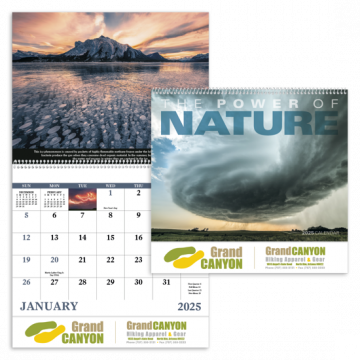 The Power of Nature Wall Calendar - Spiral